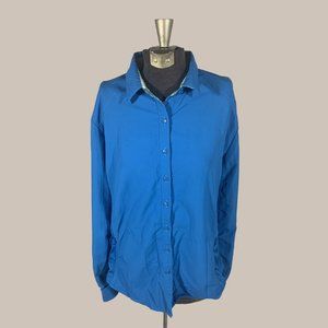 Kuhl Women Blue Long Sleeves, Botton Down Shirt